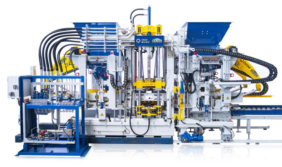 उच्च प्रदर्शन वाले कंक्रीट ब्लॉकों के लिए उन्नत ईंट मशीन